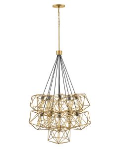 Medium Eleven Light Multi Tier Chandelier