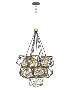 Medium Eleven Light Multi Tier Chandelier