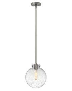 Medium Clear Seedy Globe Pendant