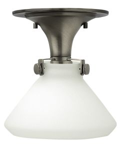 Small Retro Glass Flush Mount