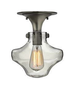 Hurricane Glass Flush Mount