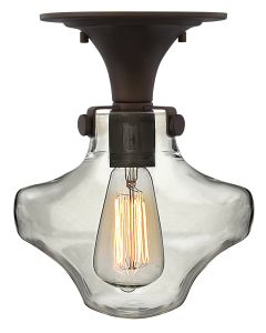Hurricane Glass Flush Mount
