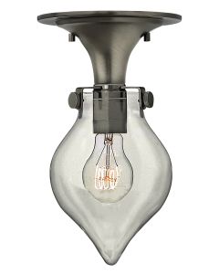 Teardrop Glass Flush Mount