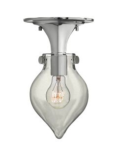 Teardrop Glass Flush Mount