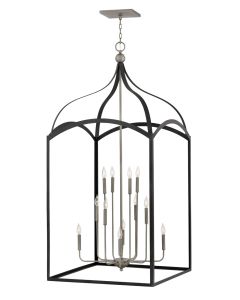 Double Extra Large Three Tier Open Frame Chandelie
