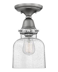 Extra Small Cylinder Glass Flush Mount